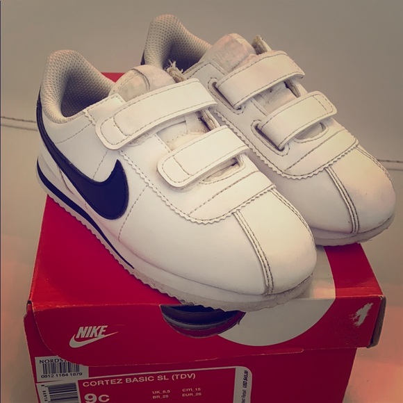 Nike Other - BLACK & WHITE CORTEZ BASIC SL (TDV) SOLD